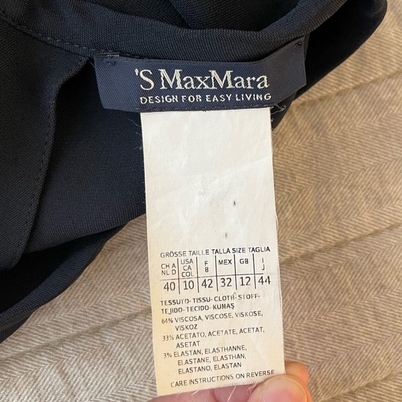 MaxMara Navy Shift Dress - Picture 9 of 9